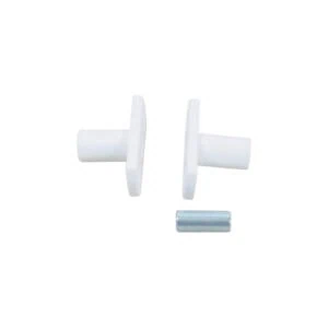 Einbauflansch mit Magnet f. MK30 weiss (VE 10 St)