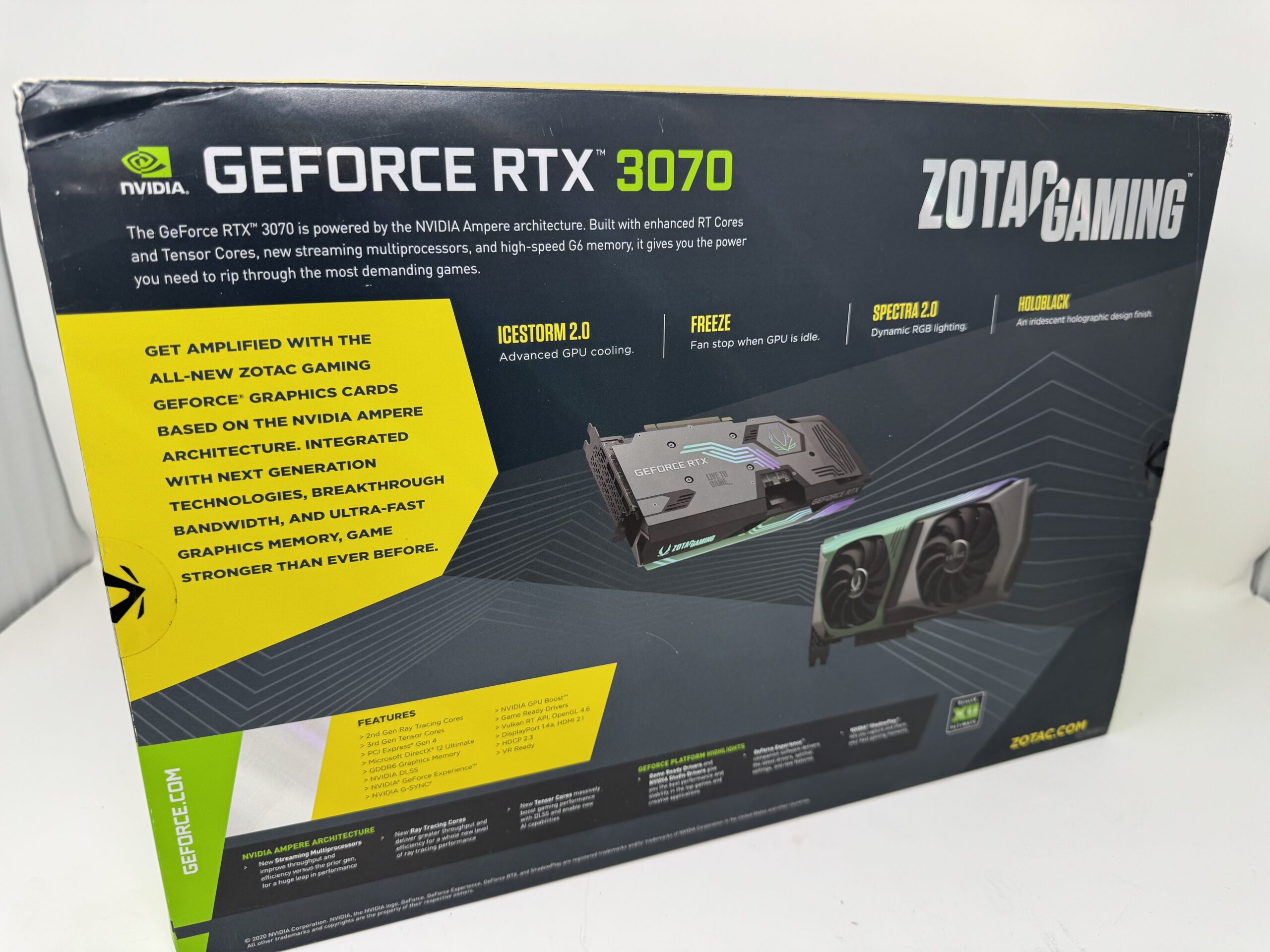 ZOTAC GAMING GeForce RTX 3070 AMP Holo LHR gebraucht – Bild 2